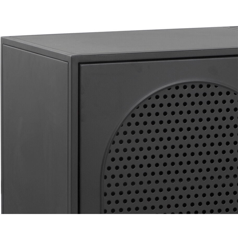 Aziza 72 inch Black Media Console & Cabinet